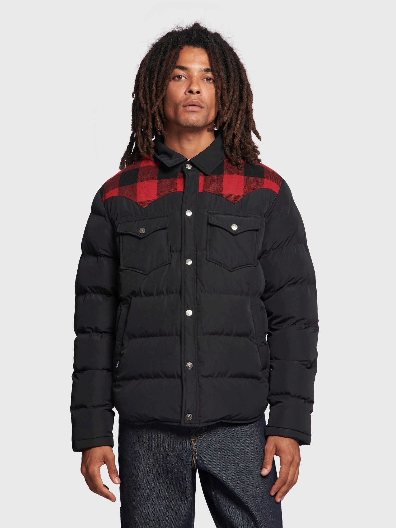 Seamless Street Fit Rockford Jacket in Black