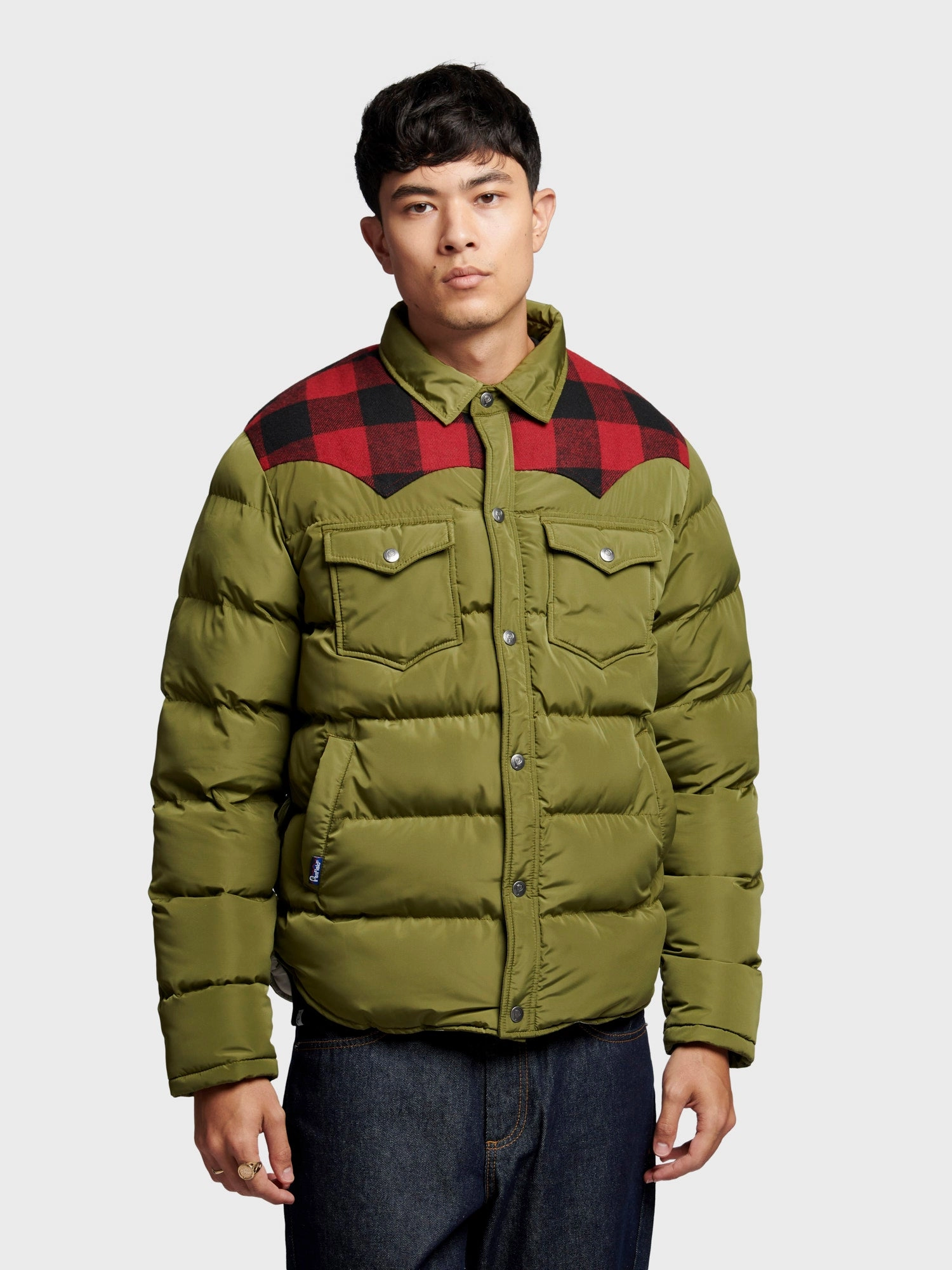 Rockford Jacket in Capulet Olive Effortless Look