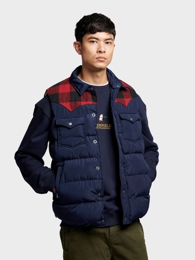 Rockford Vest in Navy Blue Light Reflective Logos