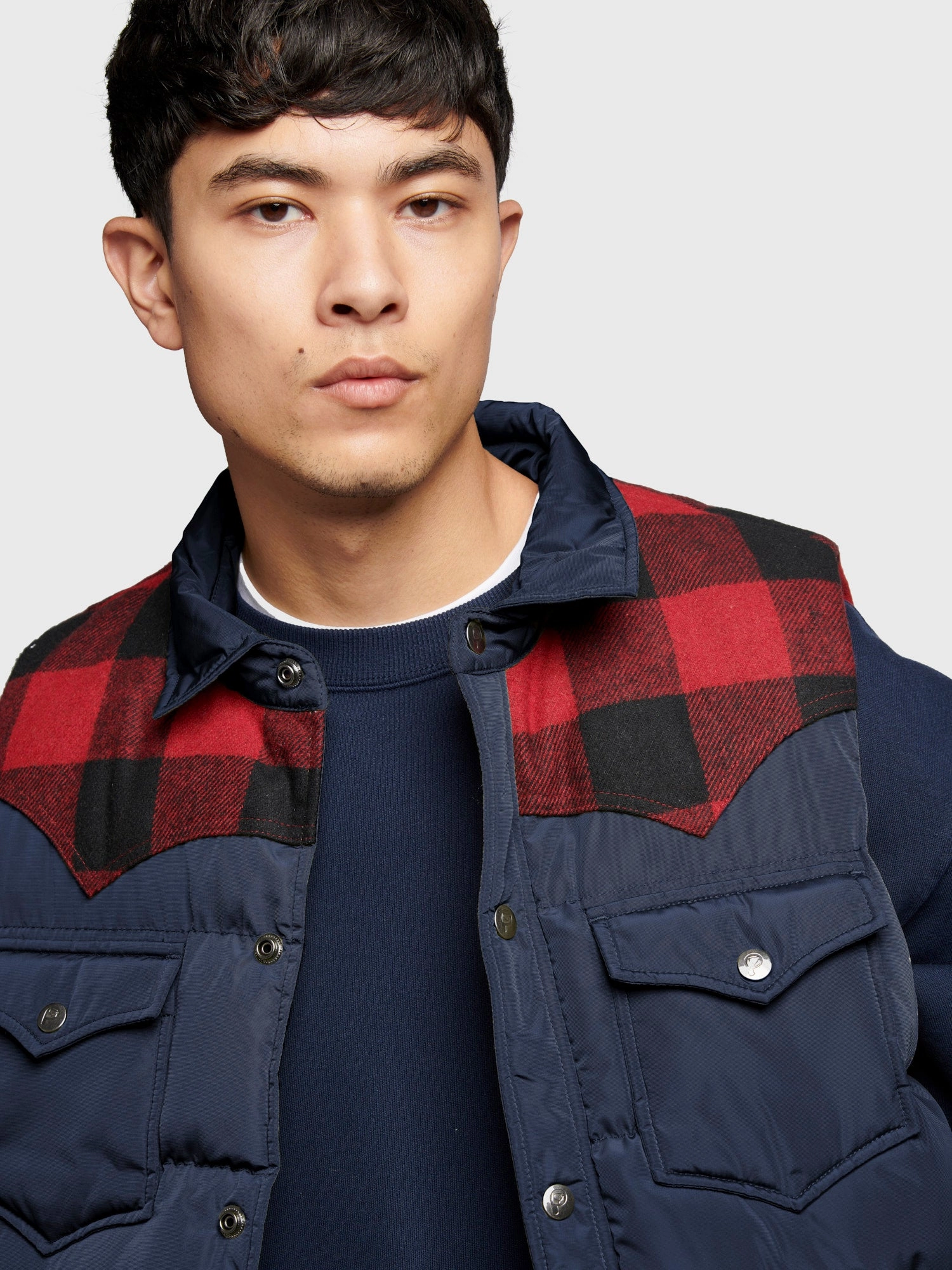 Rockford Vest in Navy Blue All Day Layering