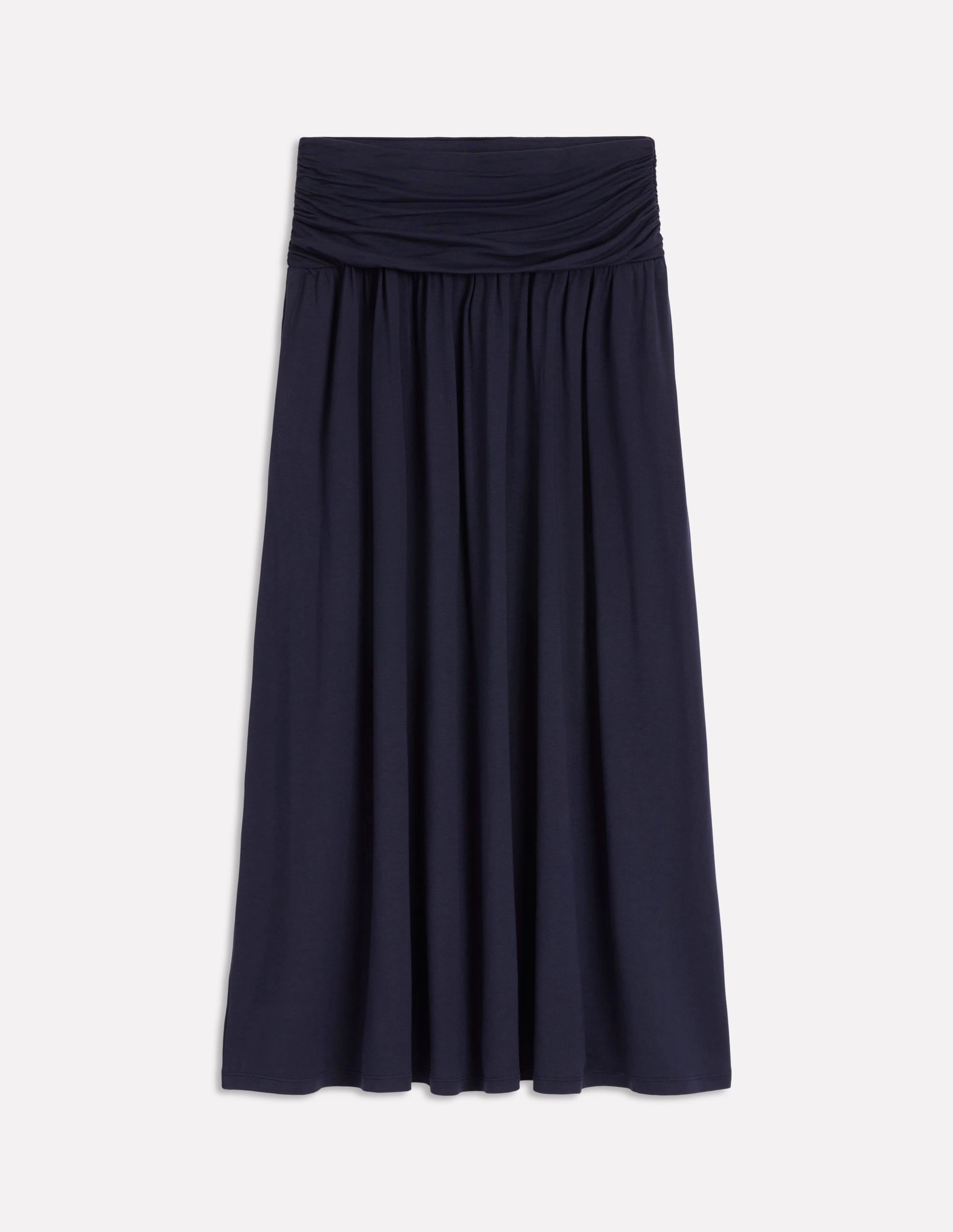Photoshoot Ready Rosaline Jersey Skirt-Navy
