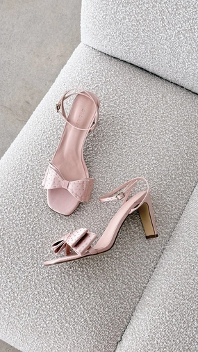 Italian Glow Sabbine Heel - Champagne