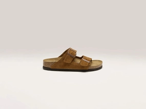 Practical Comfort Block Heel Arizona Soft Footbed for Women (242 / W / LIGHT BROWN)