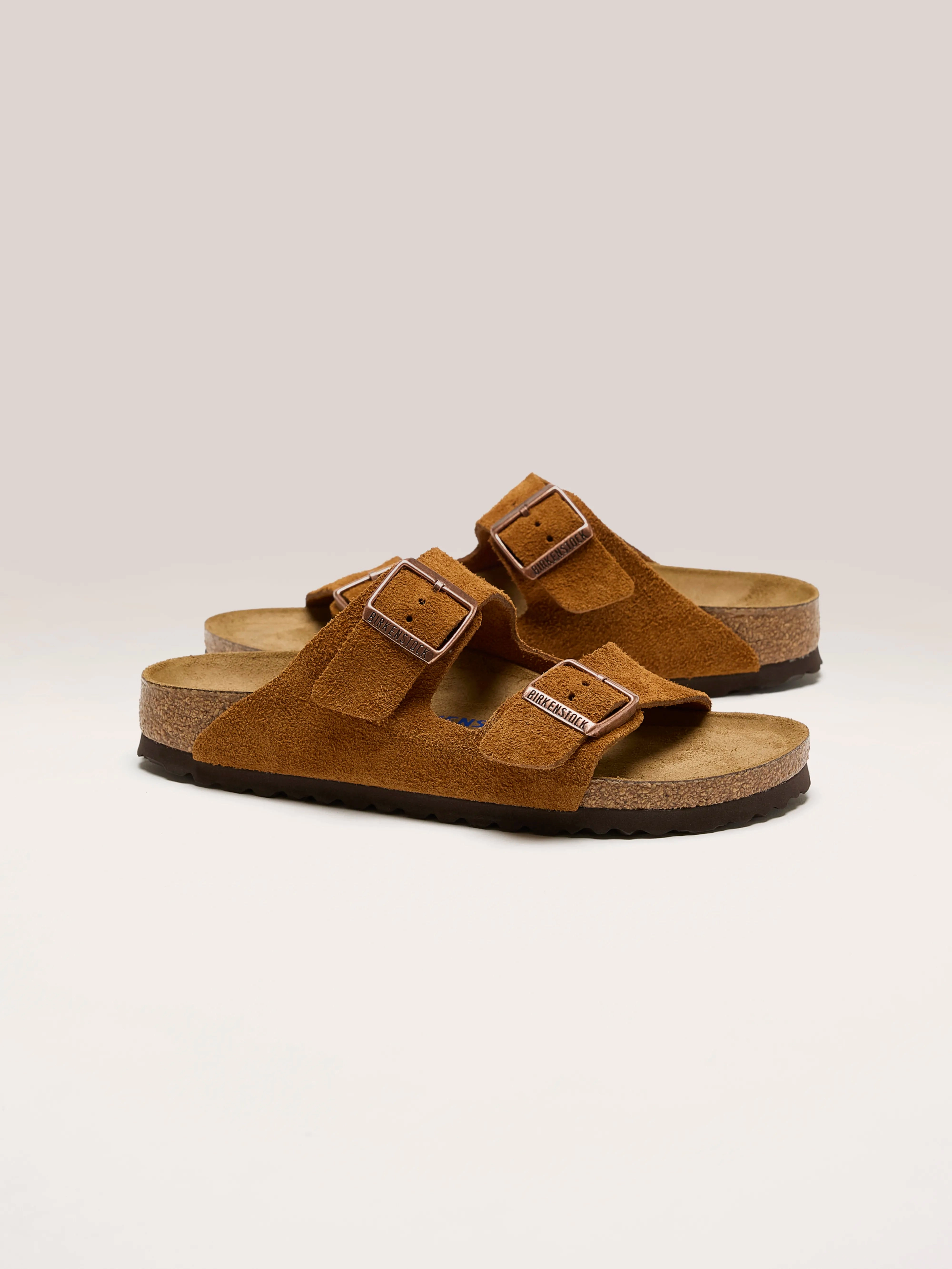 City Easy Thick sole Arizona Soft Footbed for Women (242 / W / LIGHT BROWN)