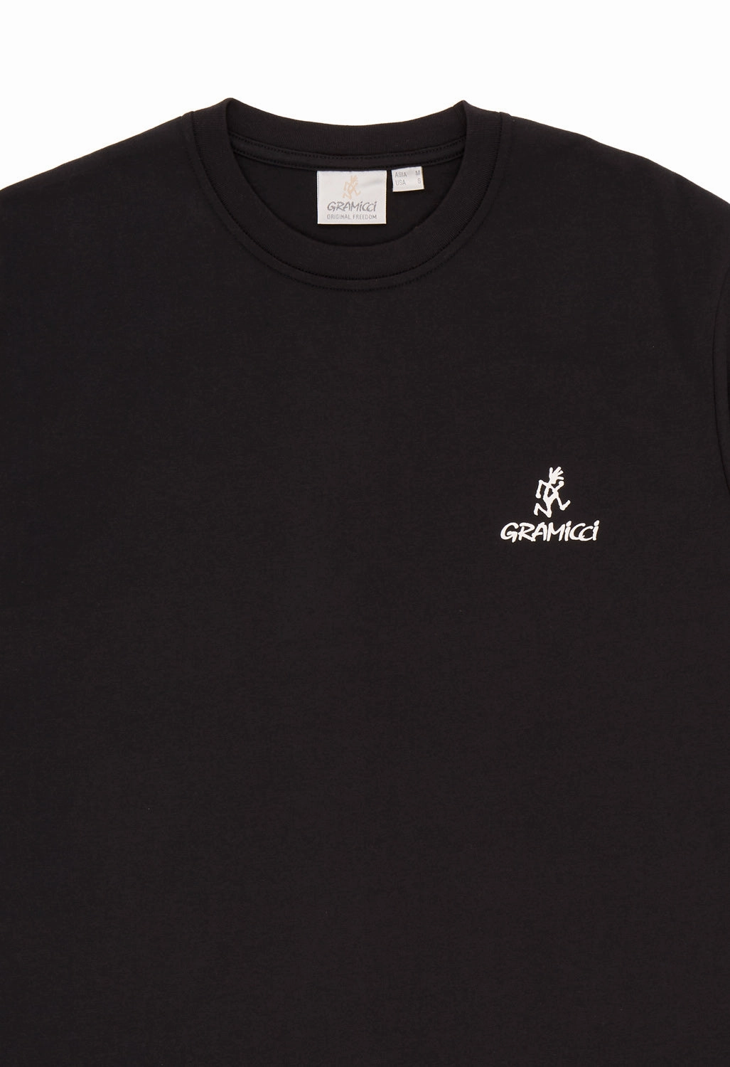 Chilly Day Essentials UPF Rated Fabric Gramicci One Point Logo T-Shirt - Black