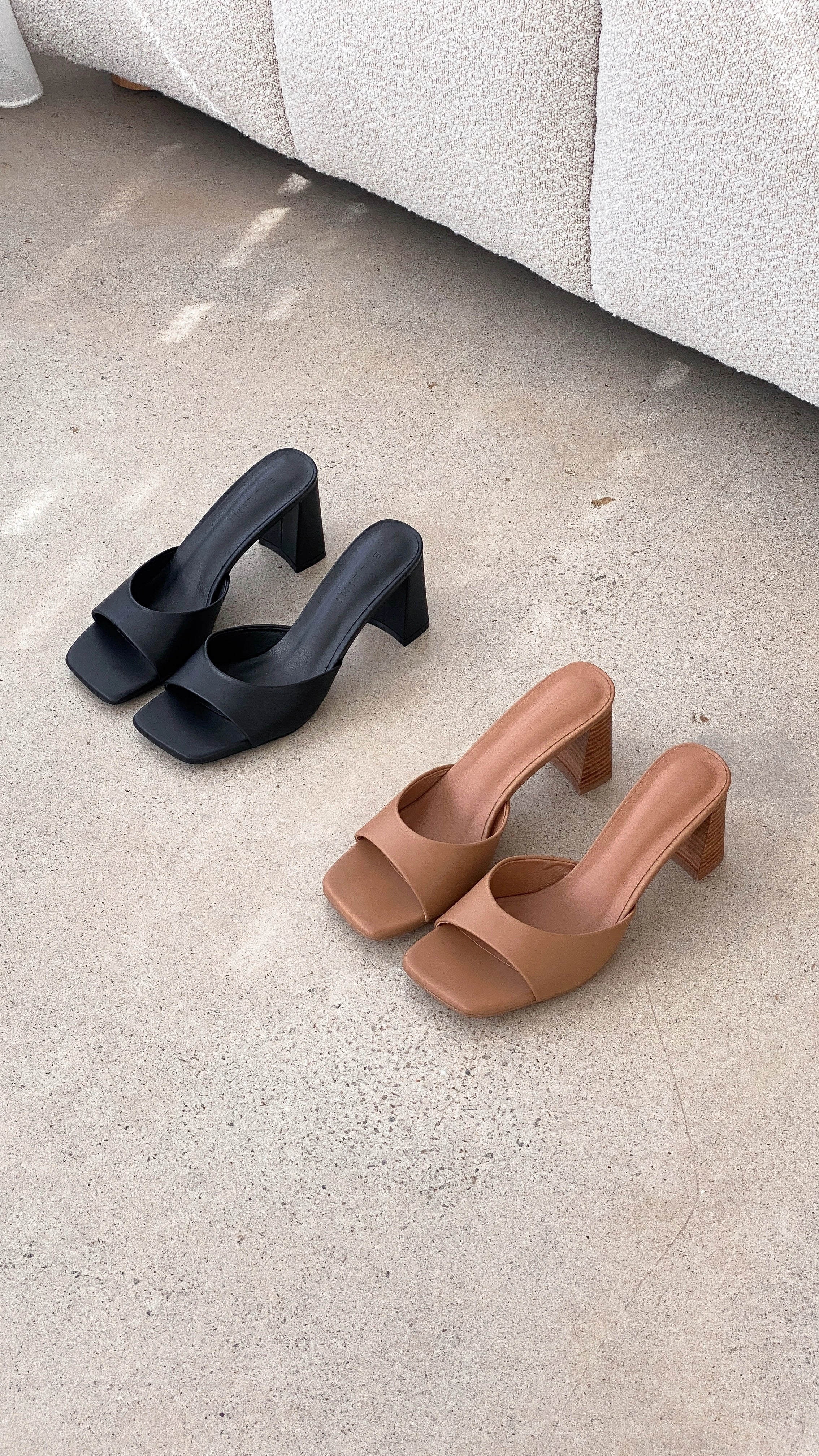 Nattie Heel - Black Comfortable Design