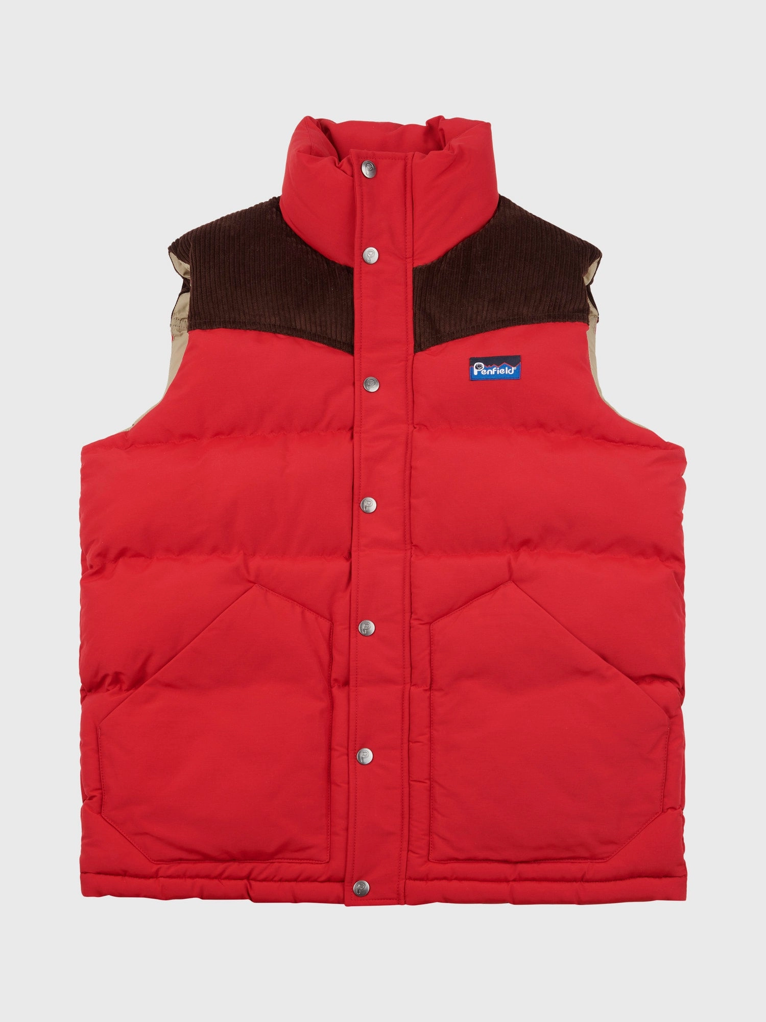 Easton Vest in Equestrian Red Detachable Layers