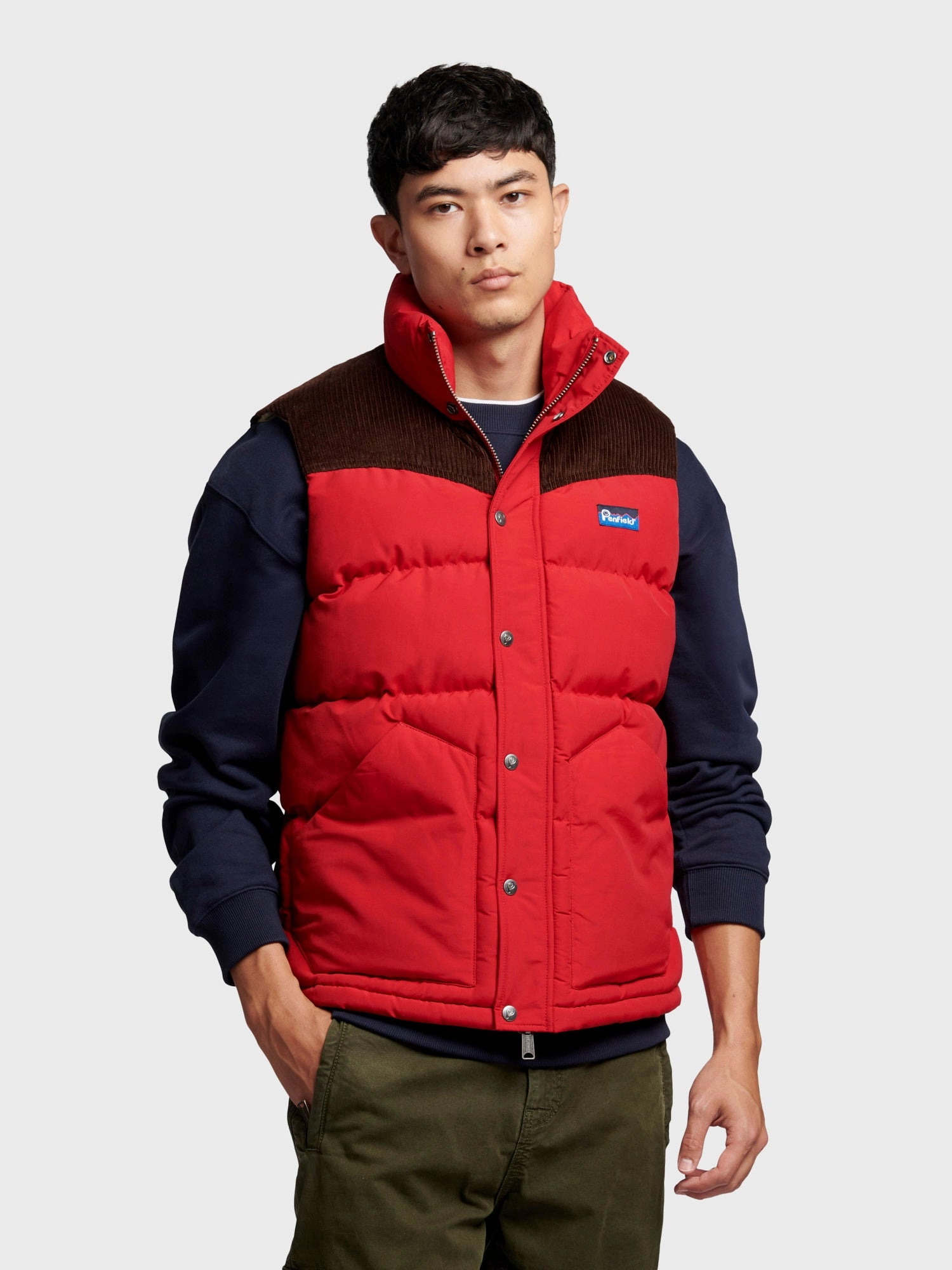ElasticCuffs Easton Vest in Equestrian Red