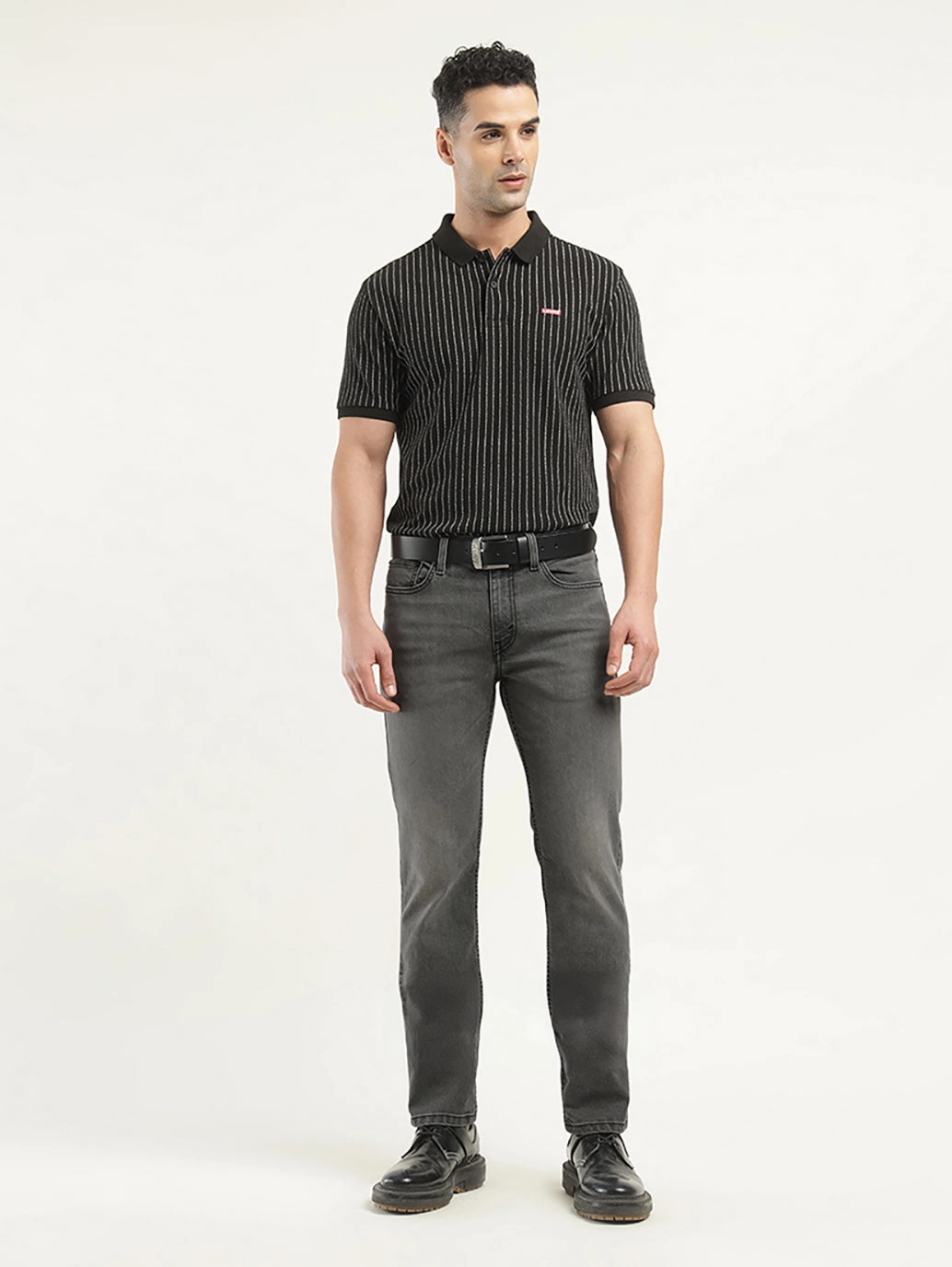 Unisex Wear Classic Professional Wear Straight Cut Men's 512 Black Slim Tapered Fit Mid Rise Jeans