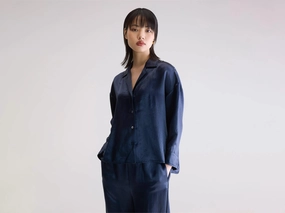 Seattle regular blouse (252 / W / PARKER) Compact Fold Design Workwear Casual