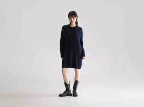 Comfy Fit Casual Wear Senisa knit dress (252 / W / NAVY)