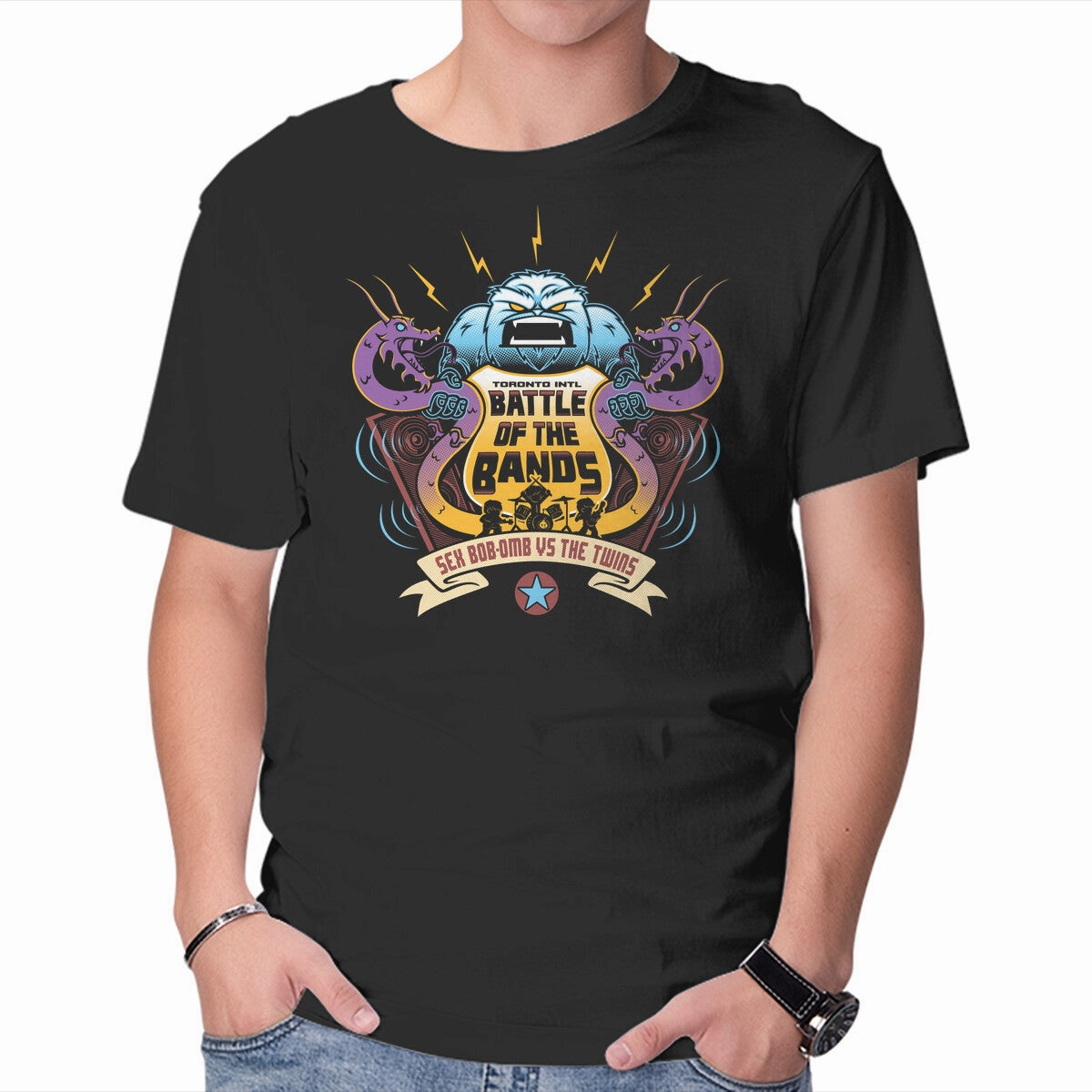 DurableStitching Lightweight Comfort Sex Bob-Omb VS The Twins