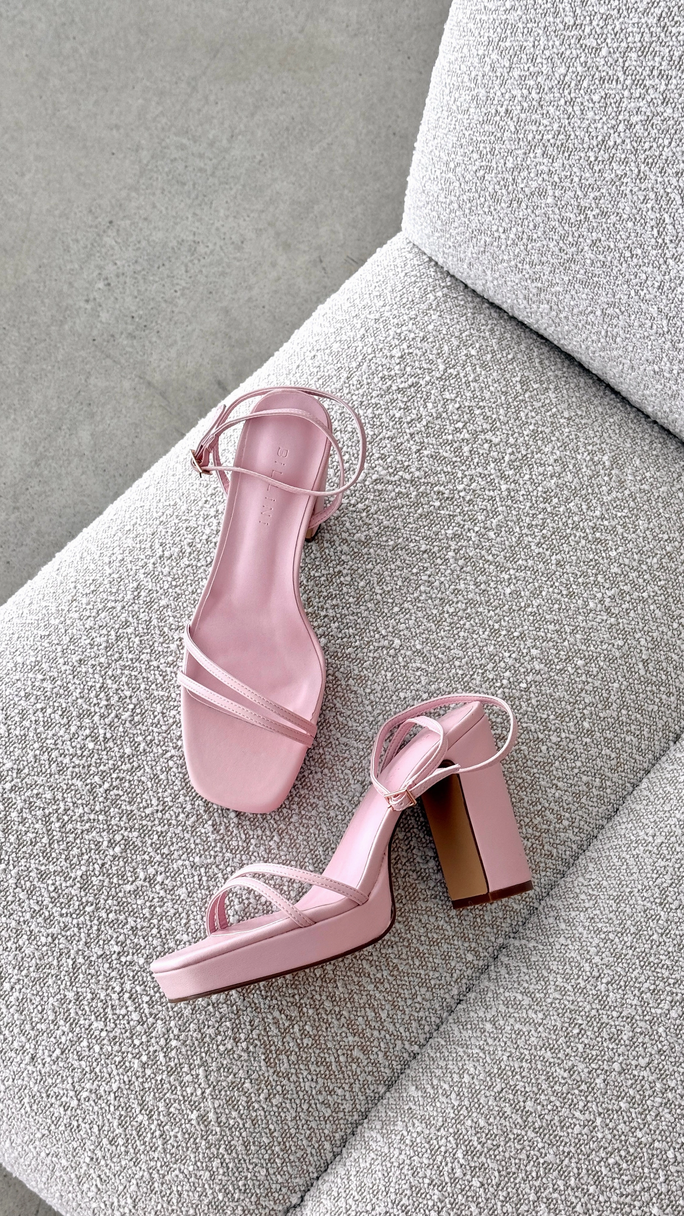 Cafe Glow Shiloh Heel - Baby Pink