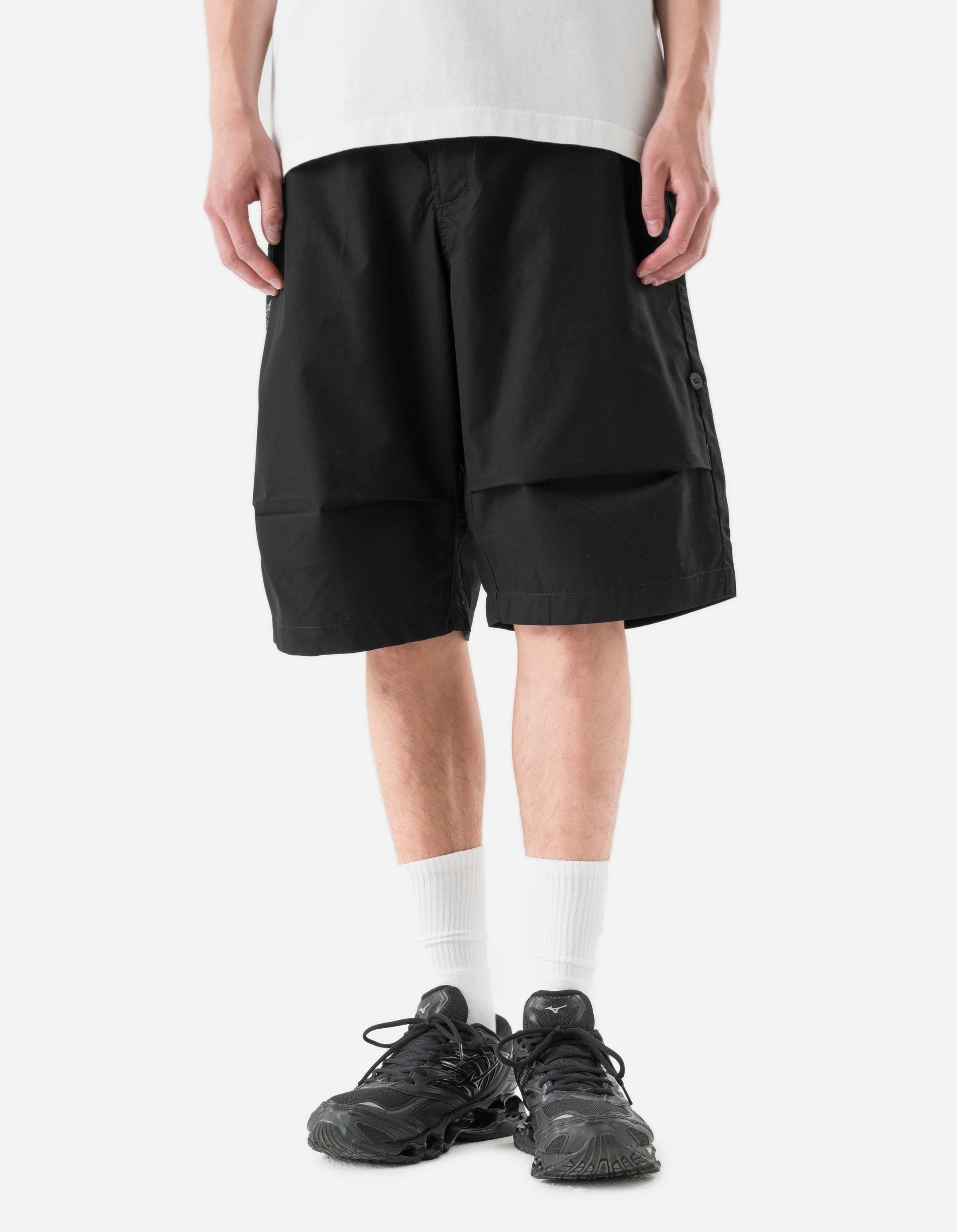 Compact Storage Feature Fun Patterns 6238 Sashiko Bonsai Snoshorts Black