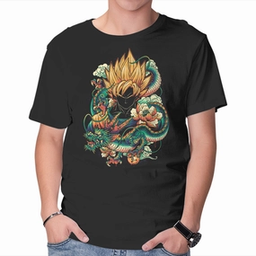 Colorful Dragon Slim Fit Wear Casual Chic Look