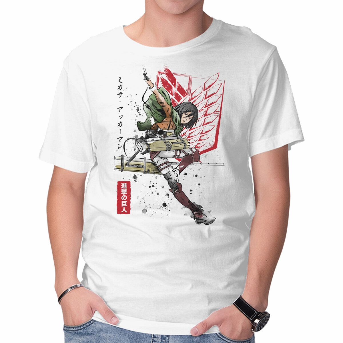 Soldier Mikasa High Durability Weave Chic Look