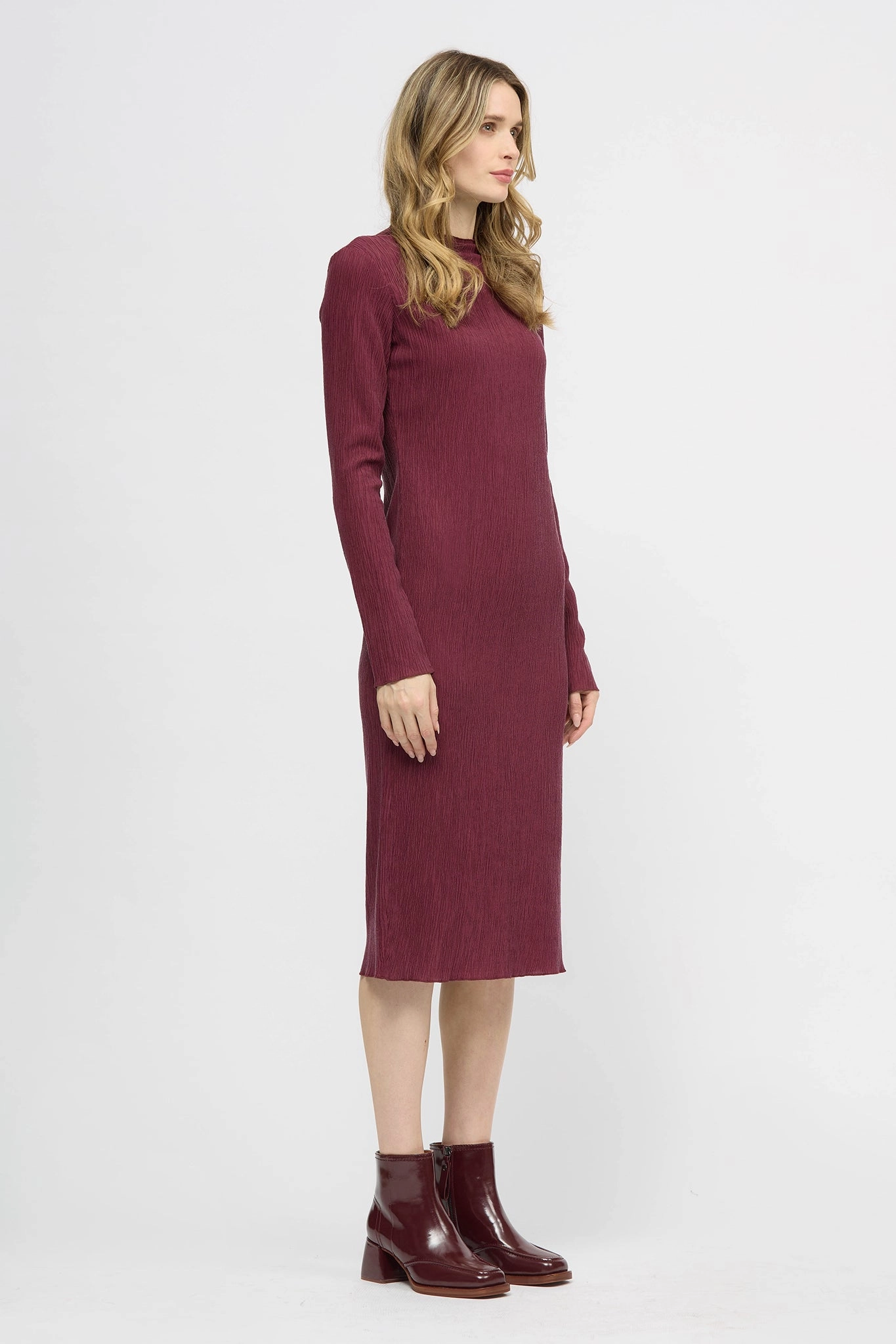 Cool Elegance Grace Base Riptide Dress Burgundy