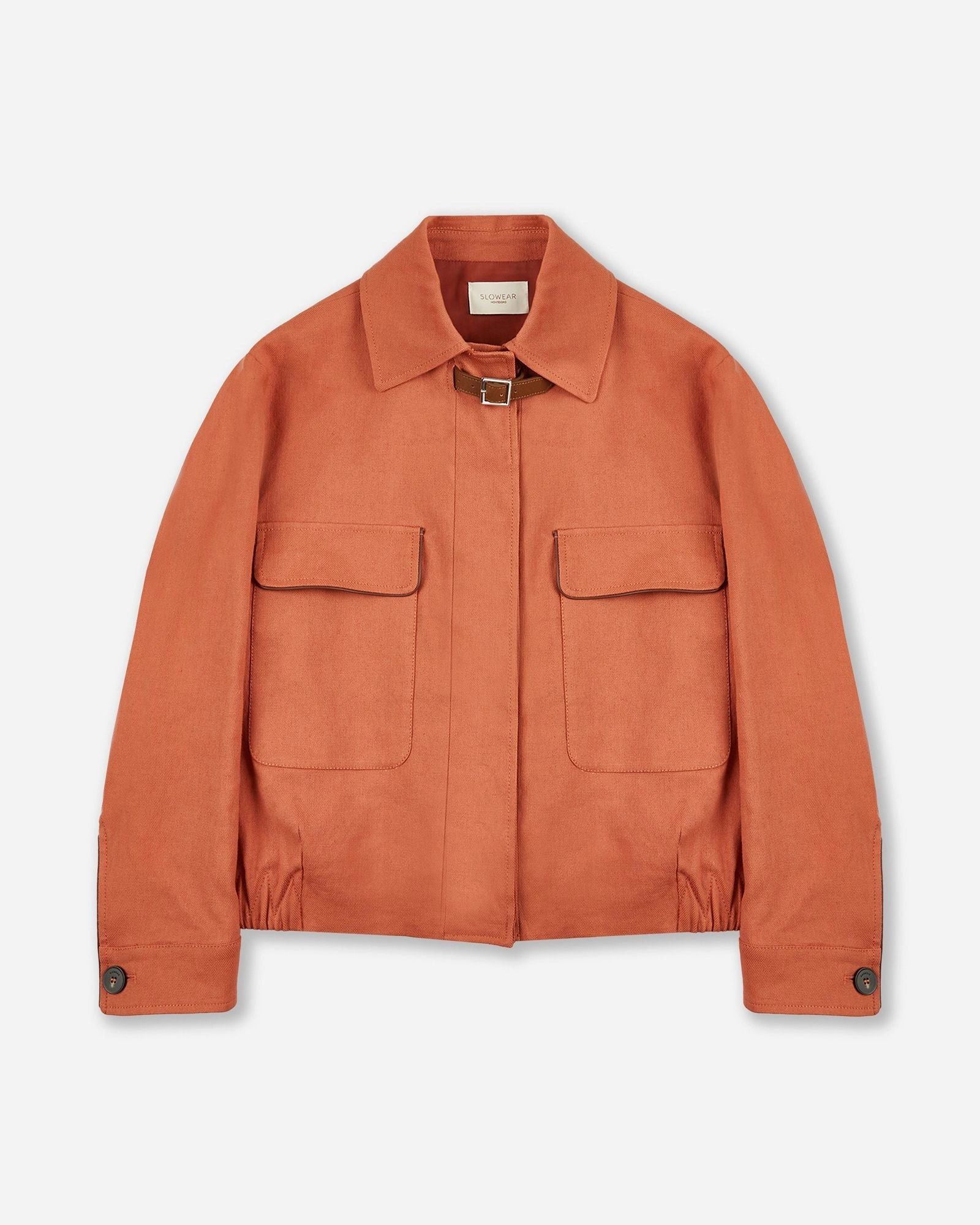 Soft Touch Lining Seasonal Trend Cotton and linen panama bomber jacket