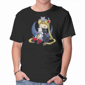 Crazy Moon Cat Lady Light Fit Comfy Fit Wear