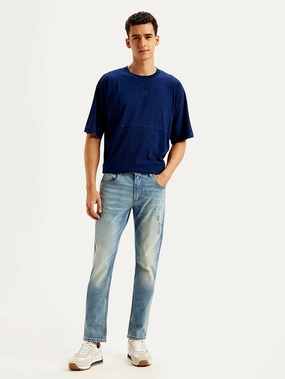 Men's 512 Light Blue Slim Tapered Fit Mid Rise Jeans All-day Comfort