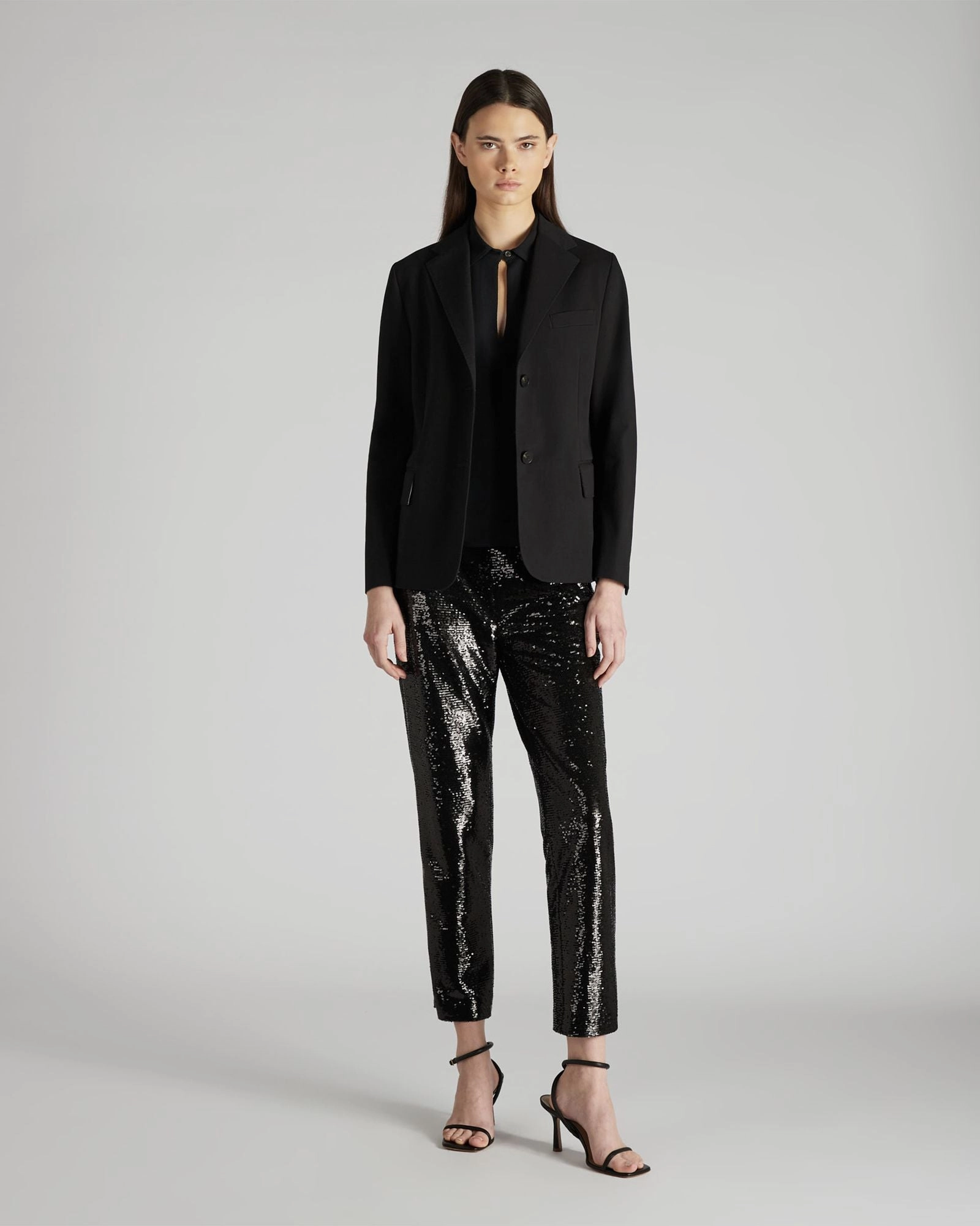 Puffer Design Designer Inspired Slim fit jacket in two-way stretch gabardine