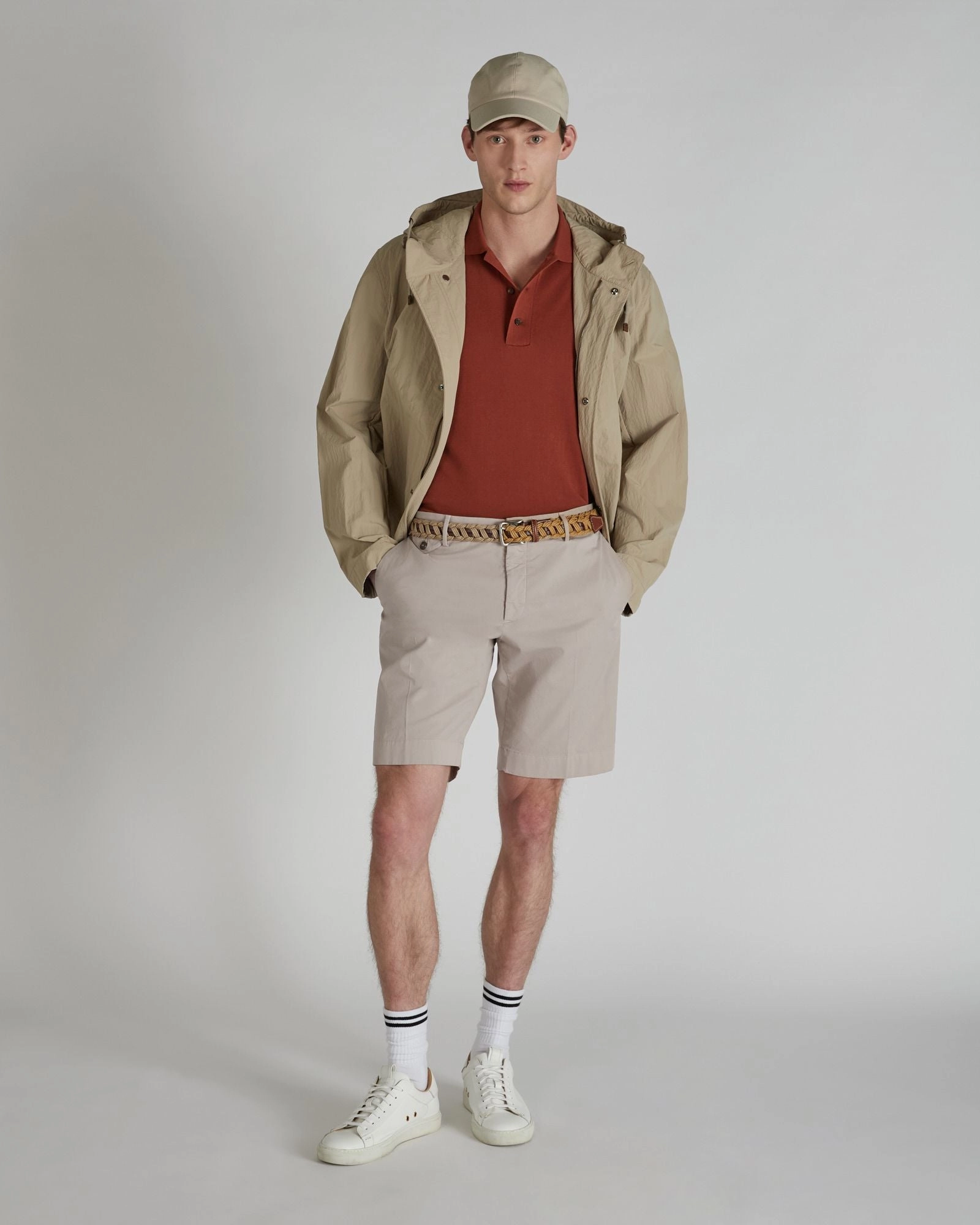 Tough Materials Move Easy Slim-fit Royal Batavia Bermuda shorts
