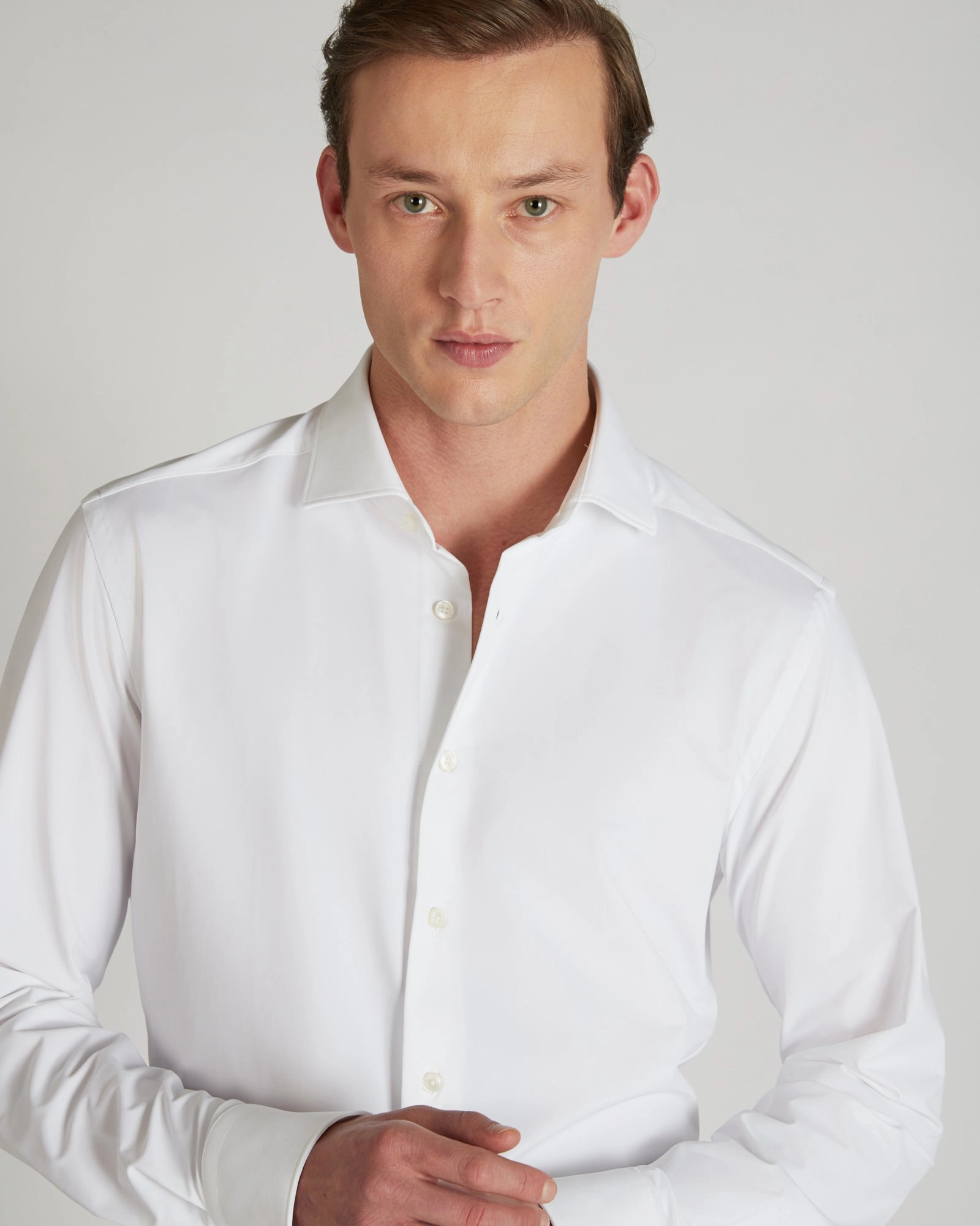 Slim-fit technical fabric shirt Chic Comfort Comfort Wear