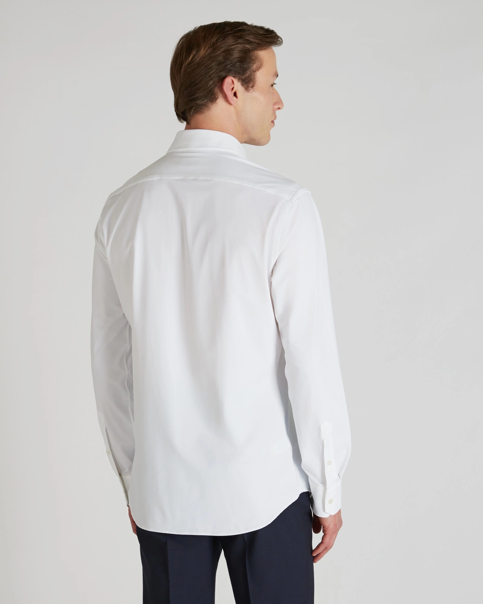 Slim-fit technical fabric shirt Abrasion resistant