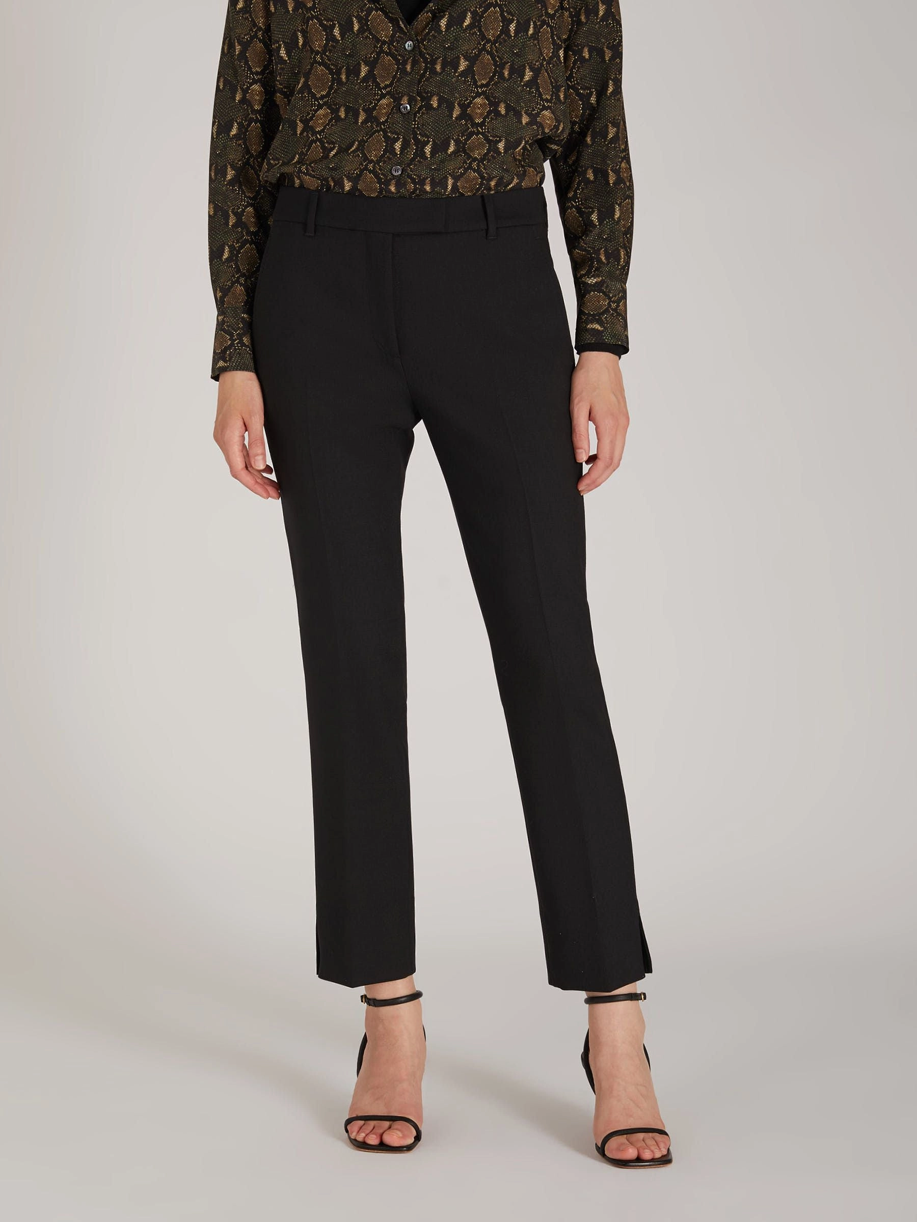 Slim-fit trousers in certified two-way stretch wool Timeless Comfort Fit