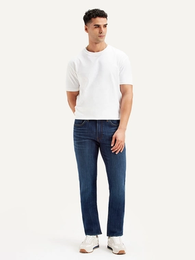 Sharp Silhouette Men's 511 Blue Slim Fit Mid Rise Jeans