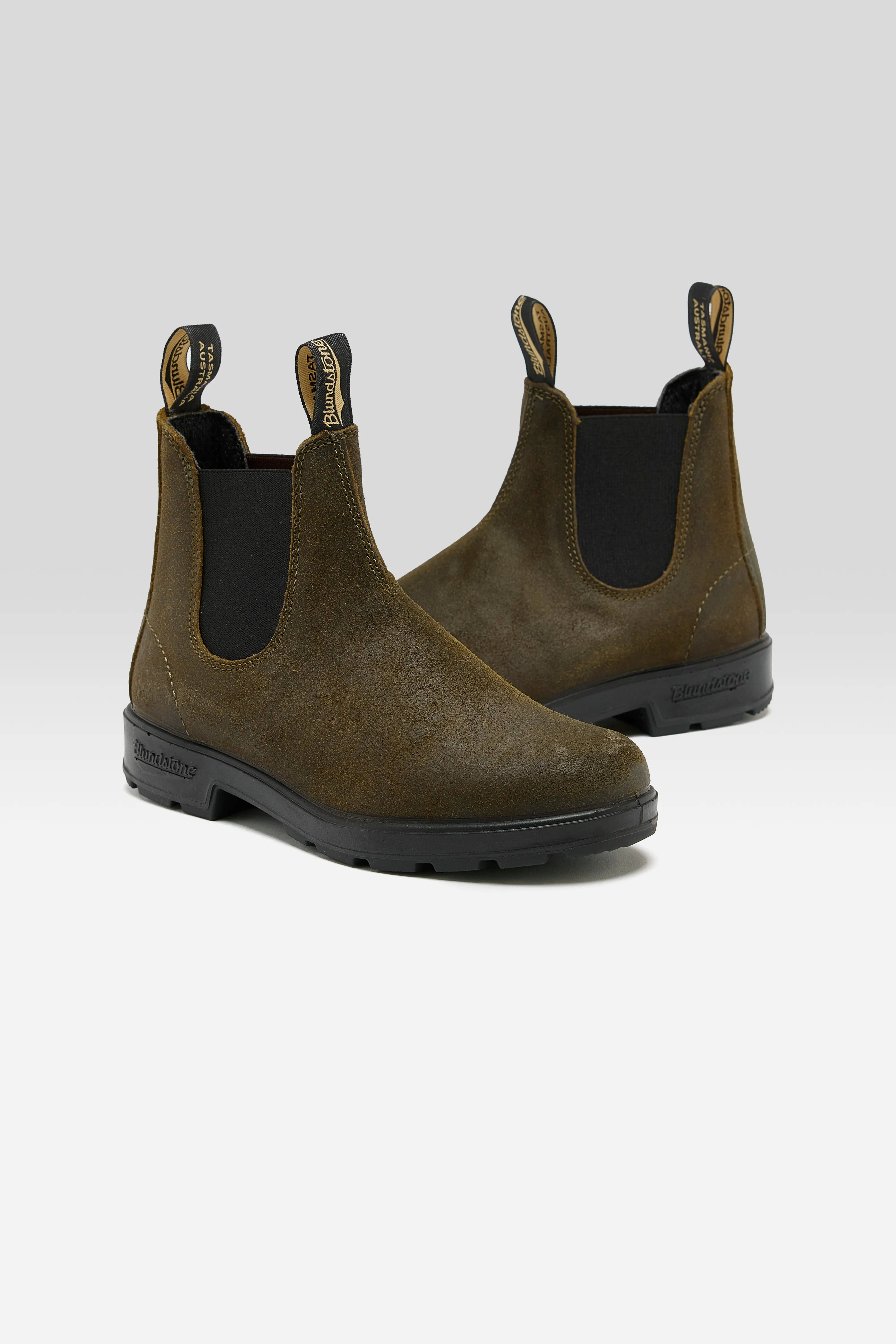 Ground Force 1615 Original Chelsea Boots for Women  (252 / W / OLIVE)