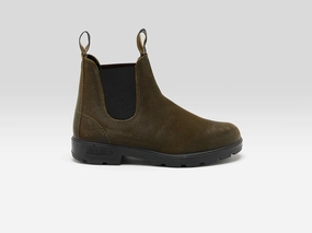 1615 Original Chelsea Boots for Women  (252 / W / OLIVE) Multi Density Foam Dynamic Flex Zones