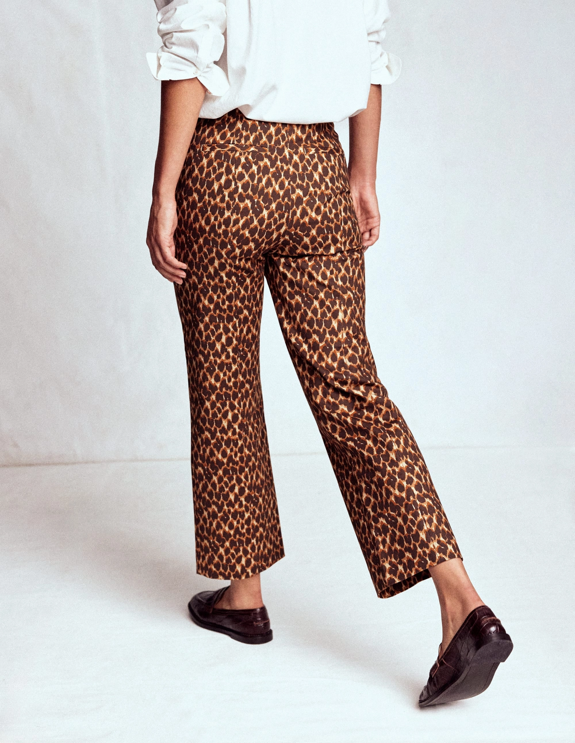 Smart 7/8 Trousers-Multi, Abstract Leopard On The Go
