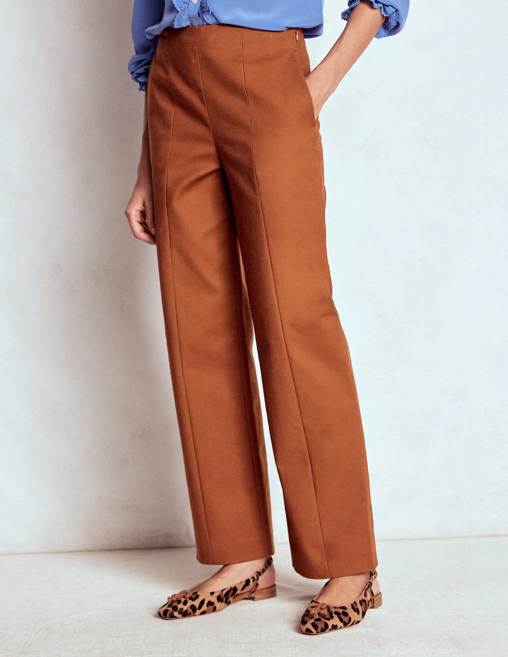Modular Attachment Smart 7/8 Trousers-Russet