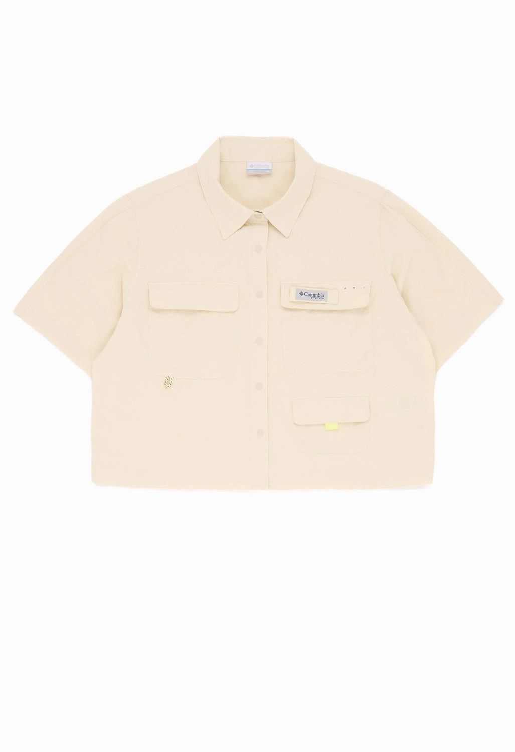 Columbia Women's PFG Open Water Short Sleeve Shirt - Stone Breathable Style Light and Comfortable