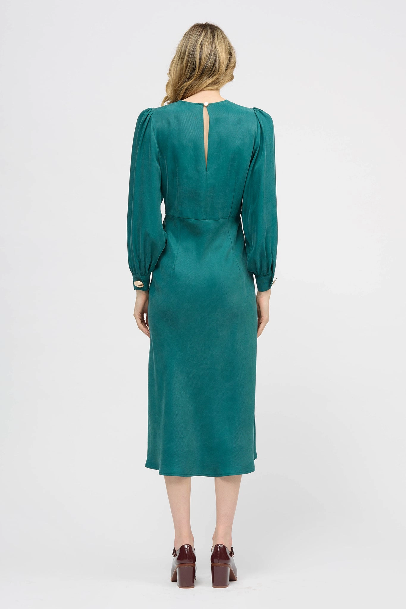 Peregrine Dress Sea Green Bohemian-Style Casual Motion