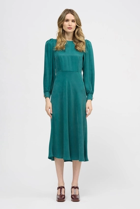 Peregrine Dress Sea Green Solid-color