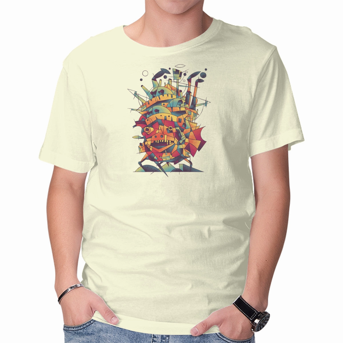 Leather combination Casual Must-Have Abstract Castle