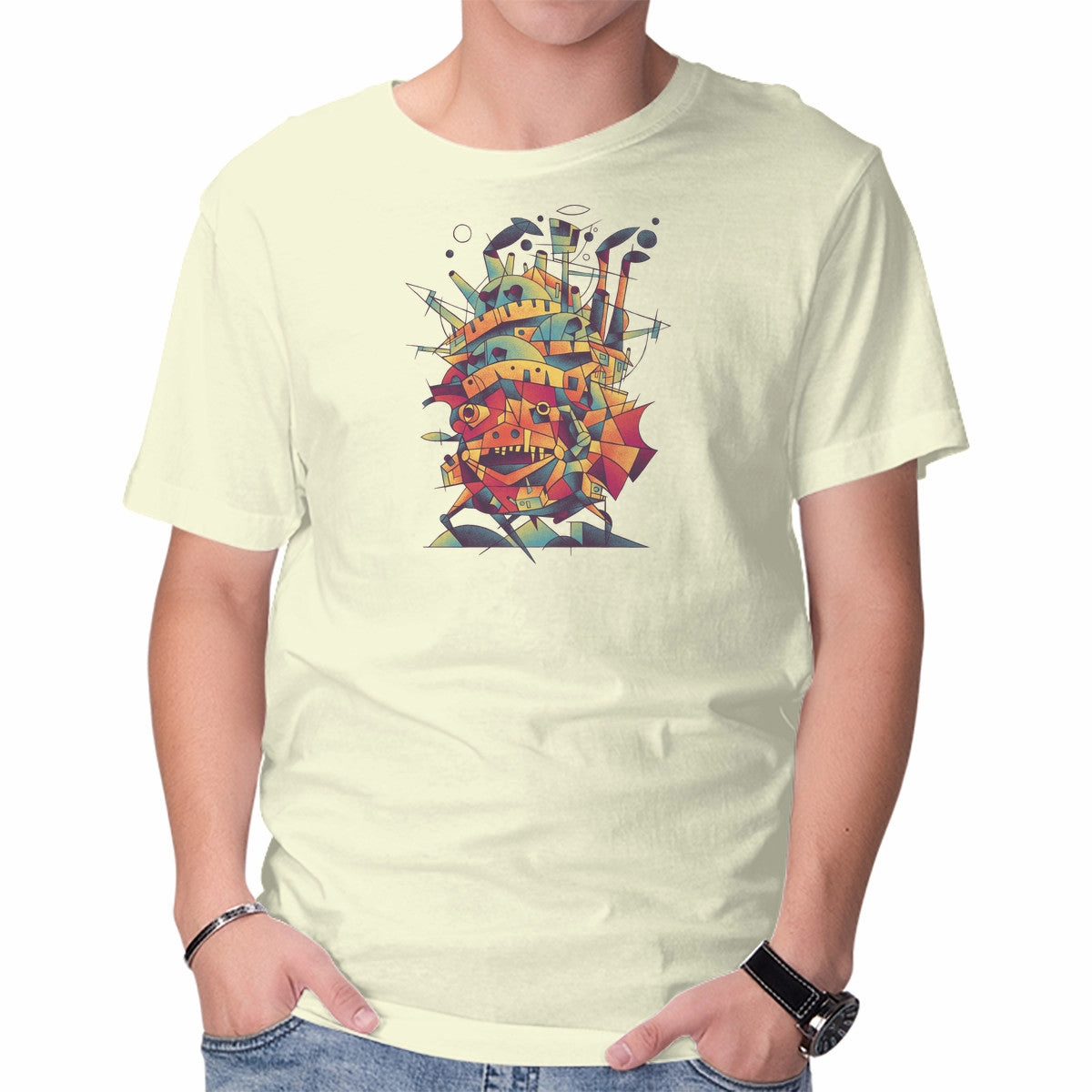 Abstract Castle Curved Hem