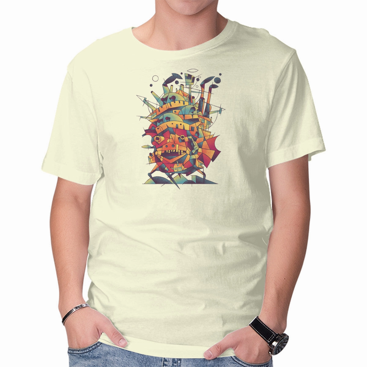 Abstract Castle yoga clothing