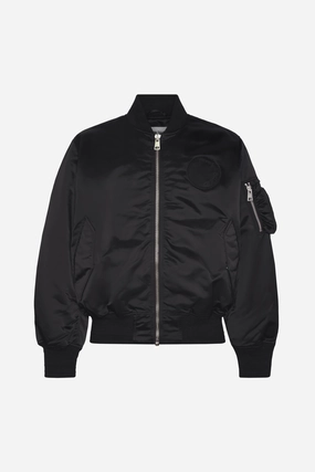 NYLON BOMBER JACKET Non Restrictive Movement Cut