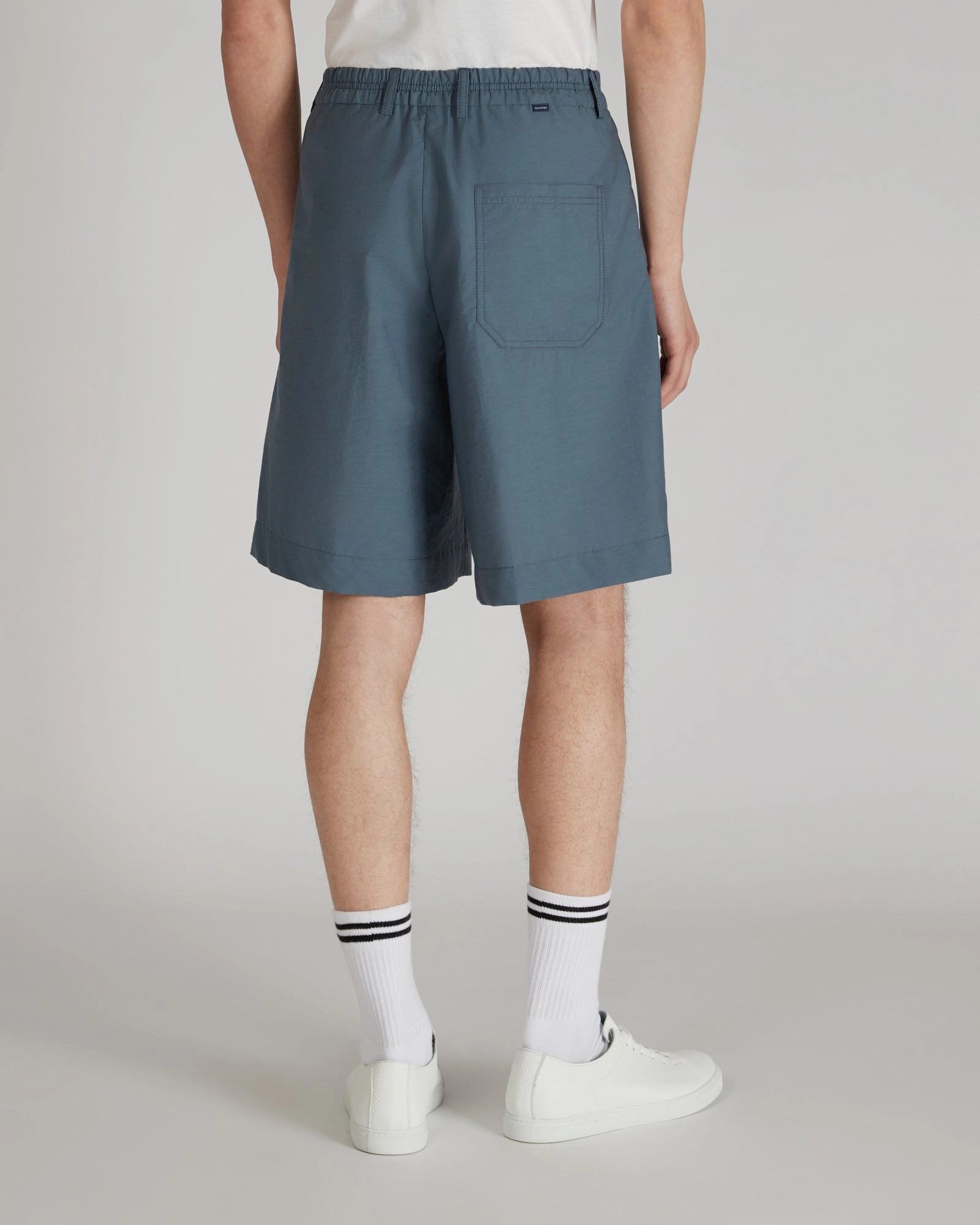 Relaxed fit cotton-nylon Bermuda shorts Basic Stretch Stretchable