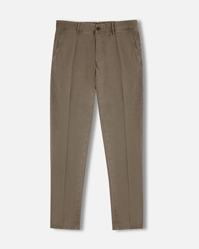 ErgonomicStitching Timeless Comfort Fit Slim-fit cotton twill trousers