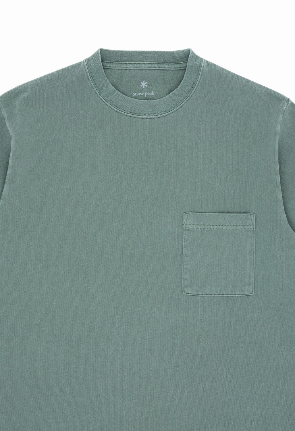 Snow Peak Garment Dyed T-Shirt - Dark Green Quick Access Modern Comfort Style