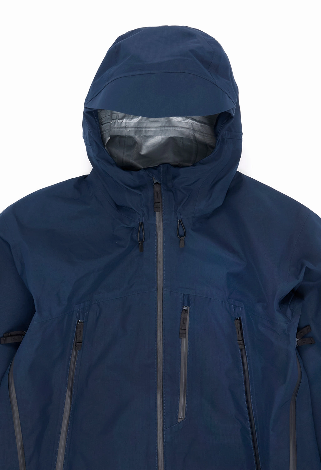 Windproof Insulated Coat Snow Peak Men's GORE-TEX Rain Jacket - Navy