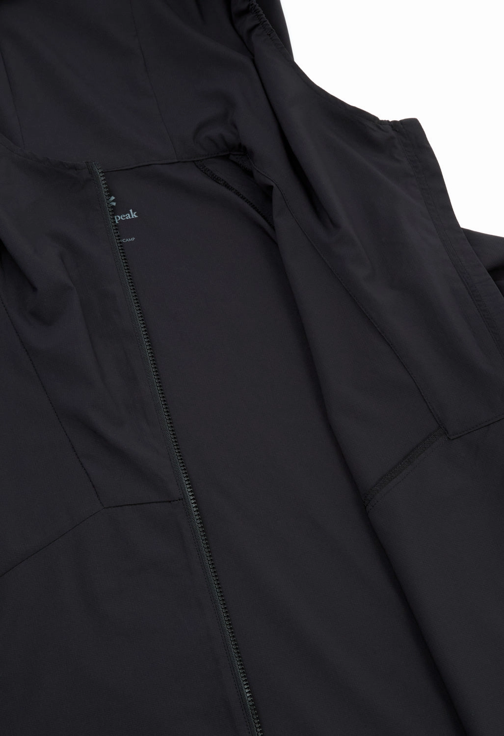 Snow Peak Men's Shadow Ripstop Jacket - Black Mid Length AirflowVents