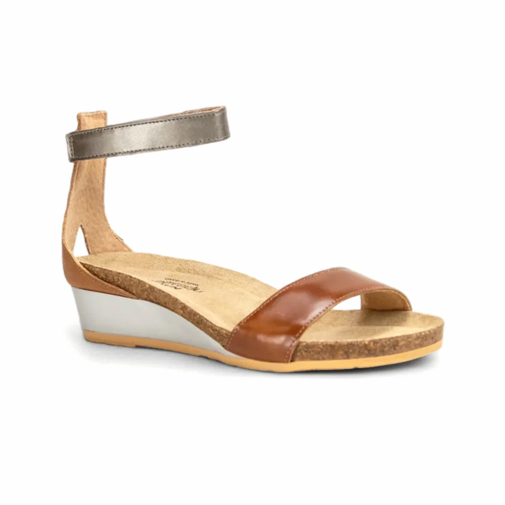 Minimalist Strap Pattern Comfy Open-toe Shoes Pixie Sandal (5016) - Maple Brown
