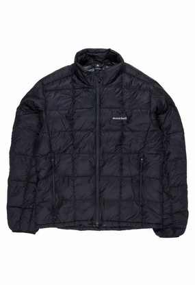Montbell Men's Superior Down Jacket - Black Cozy Texture