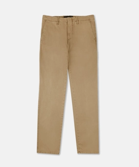 Recycled Polyester Slim-fit certified stretch gabardine trousers