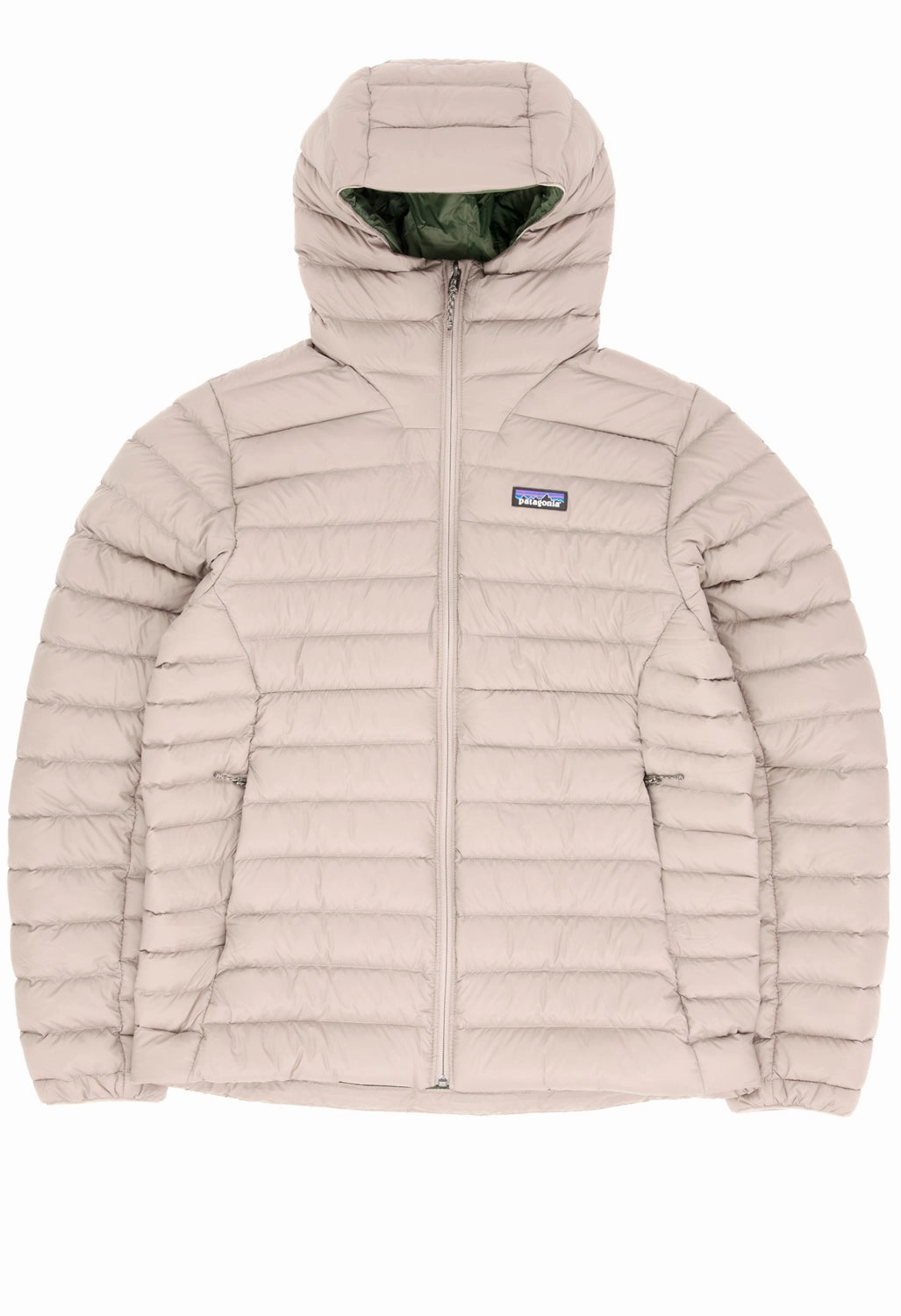 Down Filled Patagonia Men's Down Sweater Hoody - Seabird Grey